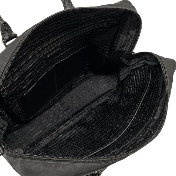 PRADA Triangle Logo Business Bag - Picture 10 of 16